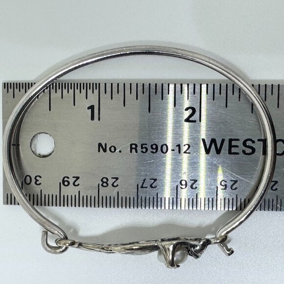 Pat Pearlman Otter Cuff Bracelet. Sterling Silver. White Pearl-NWOT - Picture 3 of 4